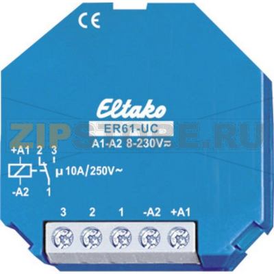 Реле электромеханическое 230 В, 10 А, 1 шт Eltako ER61-UC 