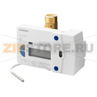 WFN571-E000H0 - Impeller type heat and cooling energy meter, wall-mounted, nominal flow rate 0.6 m3/h, with IrDA interface & AMR radio communication Siemens WFN571-E000H0