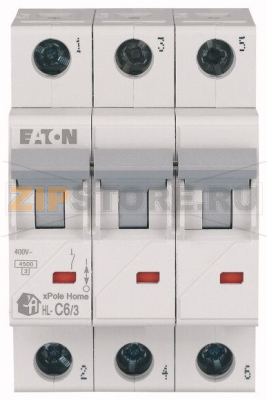 Выключатель модульный автоматический (МСВ) Eaton HL-C6/3 
