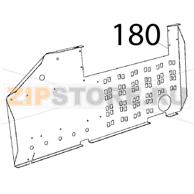 Profilo porta componenti CT S.5E Unox XBC 1005E Profilo porta componenti CT S.5E Unox XBC 1005EЗапчасть на деталировке под номером: 180