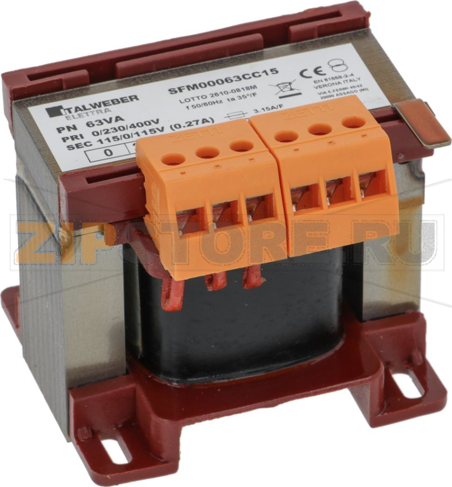 ТРАНСФОРМАТОР 0-230-400V/115-0-115V 63VA 