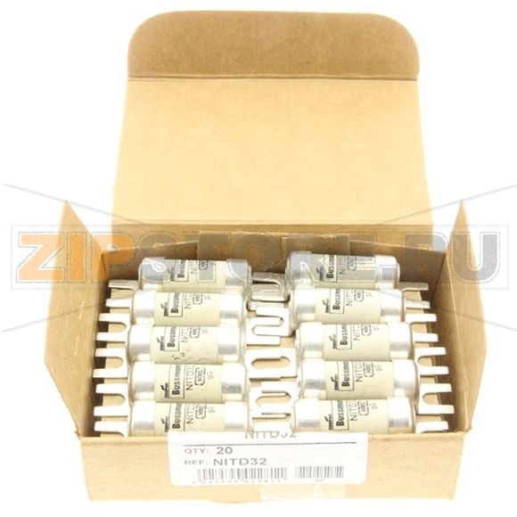 Предохранитель, 32 A, AC 550 В, 80 кА, BS88/A1, 14x55 мм, gL/gG, BS Eaton 32AMP 550V AC BS88 FUSE 