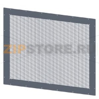 SIVACON, Roof, with Ventilation openings with Ventilation openings IP20, W: 1200 mm, T: 1000 mm, zinc-plated Siemens 8MF1020-2UD20-0A