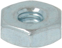 NUT, STEEL, ZP, UNC, #6-32, HEX, RH