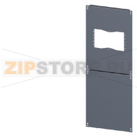 SIVACON, base, with cutouts for flanges, IPXX, T: 1000 mm, W: 400 mm, zinc-plated Siemens 8MF1040-2UB52-0