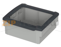 Корпус высокий с открытой передней рамой, 229x203x99 мм, IP 40 Bopla BCD 200 Set 07-7024