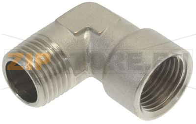 L-ОБРАЗНОЕ СОЕДИНЕНИЕ НИКЕЛИРОВАННОЕ Ø 1/2&quot;M-1/2&quot;F 