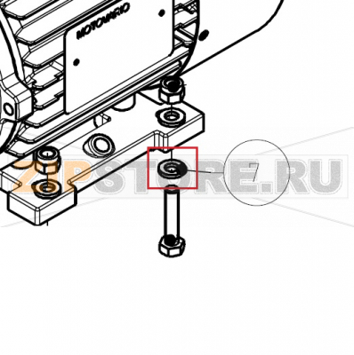 Rosetta 6x12 Zn UNI 6592 Imesa ES 10                               Rosetta 6x12 Zn UNI 6592 Imesa ES 10Запчасть на сборочном чертеже под номером: 7Название запчасти на итальянском языке: Rosetta 6x12 Zn UNI 6592 Imesa ES 10