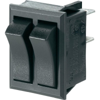 Переключатель клавишный 250 В/AC, 10 А, 2 x выкл/вкл, 1 шт SCI R13-90PAA-01