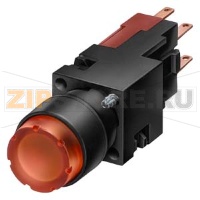 КОМПЛЕКТНОЕ УСТРОЙСТВО 16MM КНОПКА С ВЫСТУПАЮЩЕЙ КНОПКОЙ, ЧЕРНАЯ, 1N0 Siemens 3SB2202-0LB01