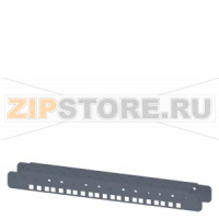 SIVACON, 19" fixed mounting, for the installation of 19" devices, H: 400 mm, zinc-plated Siemens 8MF1100-2AN30