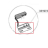 Door micro switch bracket Comenda AC2