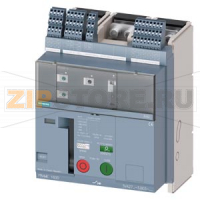 fixed-mounted molded case circuit breaker frame 1600; with RTC and 4AUX trip alarm switch S24; Icu "C" Icu=110kA @ 415V, 3-pole ETU320, LI, In=1250A rotary coding switch Ir=500...1250A Ii=1.5...15 x In N conductor protec. adjustable opt. w. ext. CT; up to