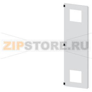 SIVACON, door half, left, with cutout for filter fan, with ventilation openings H: 2200 mm, W: 600 mm, RAL 7035, Protection class 1 Siemens 8MF1260-2UT25-3BA2 