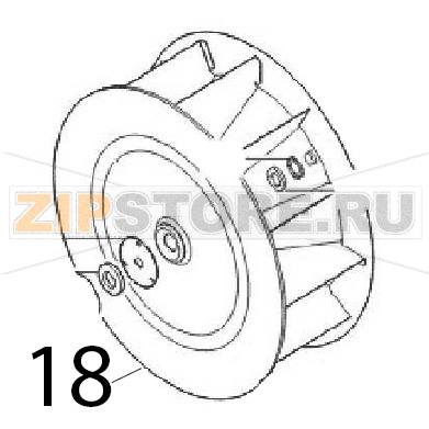 Fan Angelo Po FM1221E1 Fan Angelo Po FM1221E1Запчасть на деталировке под номером: 18