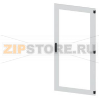 SIVACON, door, right, inspection window, IP55, H: 1800 mm, W: 800 mm, RAL 7035, Protection class 1 Siemens 8MF1880-2UT14-0BE2