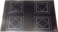 Ceran glass plate 488 - 698 mm***with ma
