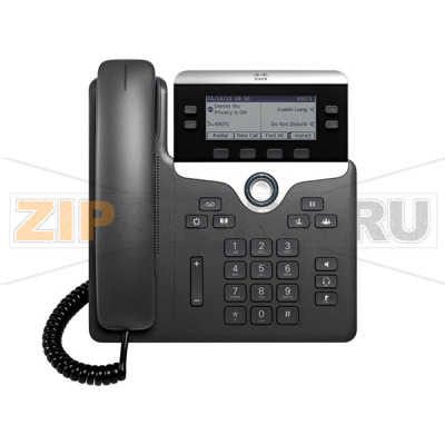 IP-телефон 2xGE, 4xSIP, БП, 396x162 пкс Cisco CP-6841-3PW-CE-K9= 