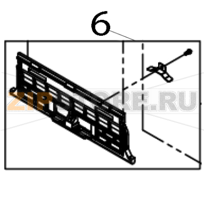 Gap sensor assembly (receiver) TSC TTP-244CE Gap sensor assembly (receiver) TSC TTP-244CEЗапчасть на деталировке под номером: 6