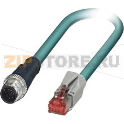 Кабель 2 м MOXA CBL-M12XMM8PRJ45-BK-200-IP67 