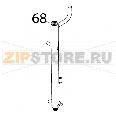 Return pipe and chimney Fagor HMM-6/11 Return pipe and chimney Fagor HMM-6/11Запчасть на деталировке под номером: 68Название запчасти Fagor на английском языке: Return pipe and chimney HMM-6/11.
