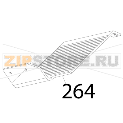 Piatto ossidato Sirman Palladio 350 Top Piatto ossidato Sirman Palladio 350 TopЗапчасть на деталировке под номером: 264