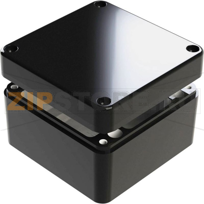 Корпус алюминиевый, 125x125x80 мм, синий, 1 шт Deltron Enclosures 487-121208E 