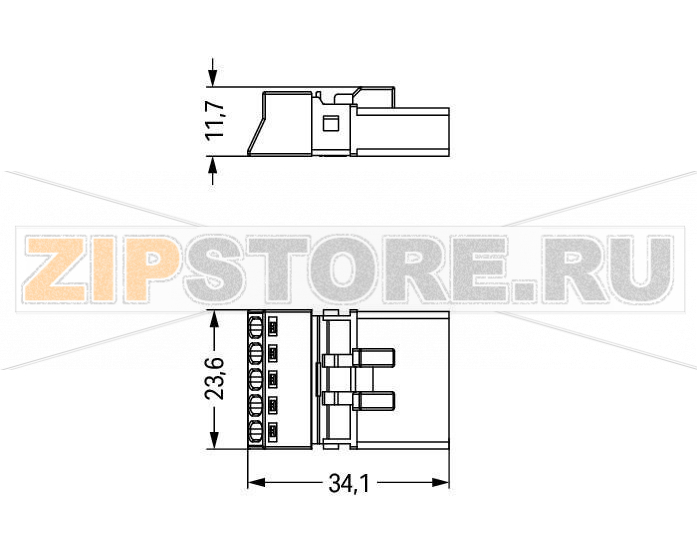 Штекер; 5-пол.; 1,50 mm; светло-зеленые Wago 890-275/073-000 Protected against mismating and maintenance-freePush-in CAGE CLAMP® spring pressure connection technology allows solid conductors to be simply pushed into a unit.Low profile with 4.4 mm pole spacingComponents can be clearly printed on and color-coded to meet custom requirements.When assembled, the installation connectors comply with IP40 and are suitable for easily accessible areas....
