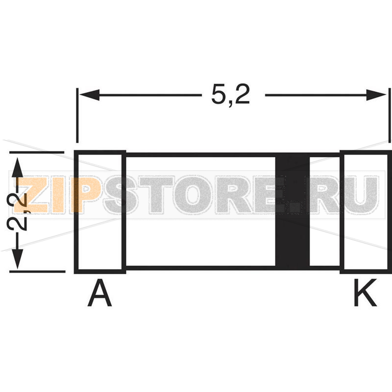 Диод SMD 1 А, корпус: MELF Diotec SM4004 
