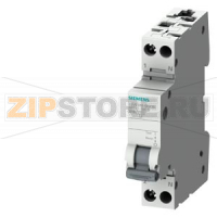 Комбинация УОДП-Авт. выключатель 230V, 6kA, 2-пол., C, 20A компактн. (1-мод.) Siemens 5SV6016-7KK20
