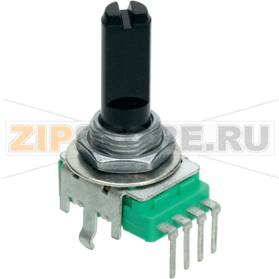 Потенциометр поворотный 500 Ом, моно, 1 шт TT Electronics P110KH-0F20 B-500 R 