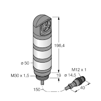Колонна сигнальная Turck TL50GYRALSQP