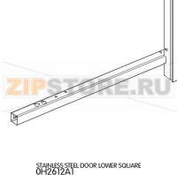 Stainless steel door lower square Unox XVC 704