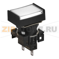 Лампа сигнальная, Ø отверстия: 16 мм Autonics L16RRT-HW24