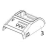 Cover assembly for gray standard models without LCD (includes media window) Zebra ZD621 Direct Thermal