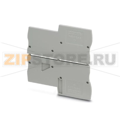 Концевая крышка Phoenix Contact D-STIO 2,5/3 Длина: 72,5 мм, Ширина: 2,2 мм, Цвет: cерый.Минимальный заказ: 50 шт.Упаковка: 50 шт.