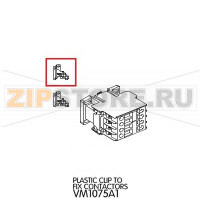 Plastic clip to fix contactors Unox XVC 704