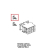 Plastic clip to fix contactors Unox XVC 704