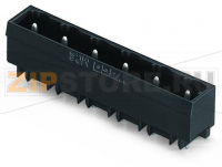 MCS MIDI Classic Вилка под пайку THR; 1.0 x 1.0 mm solder pin; прямые; Шаг контактов 7,5 мм; 4-пол.; черные Wago 231-234/001-000/105-604
