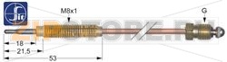 THERMOCOUPLE M8x1 220 mm JOINT M8x1 
