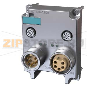 RFID PROFINET СОЕДИНИТЕЛЬНЫЙ БЛОК M12, 7/8&quot; ДЛЯ RF180C Siemens 6GT2002-1JD00 