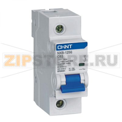 Выключатель автоматический 63 A, 10 кА, 1 полюс Chint NXB-125G 