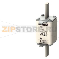 ПЛАВКАЯ ВСТАВКА НИЗКОВОЛЬТНАЯ GL/GG С НЕИЗОЛИРОВАННЫМИ ВЫСТУПАМИ ДЛЯ МОНТ./ДЕМОНТ. ТИПОРАЗМЕР 2, Iном.=125A, Uном.=500В Siemens 3NA3232