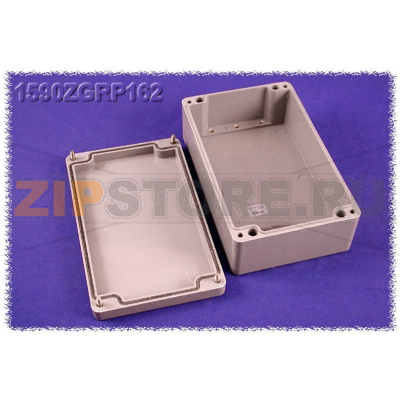 Корпус 260x160x90 мм, материал: полиэстер, серый, 1 шт Hammond 1590ZGRP162 