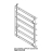 Left lateral support 6x600x400 Unox XBC 605