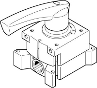 Распределитель с ручным управлением Festo VHER-H-B43E-G14