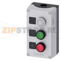 ПОСТ УПРАВЛЕНИЯ, 22MM, С КРУГЛЫМИ ВЫРЕЗАМИ, МАТЕРИАЛ КОРПУСА - ПЛАСТИК, КРЫШКА КОРПУСА - СЕРАЯ, 3 КОМАНДНЫХ ТОЧКИ, ПЛАСТИК, C=INDICATOR LIGHT CLEAR, МАРКИРОВКА LED 24V, ВИНТОВЫЕ КЛЕММЫ, B=КНОПКА ЗЕЛЁНАЯ, МАРКИРОВКА: "I", 1НО, ВИНТОВЫЕ КЛЕММЫ, A=КНОПКА КРА