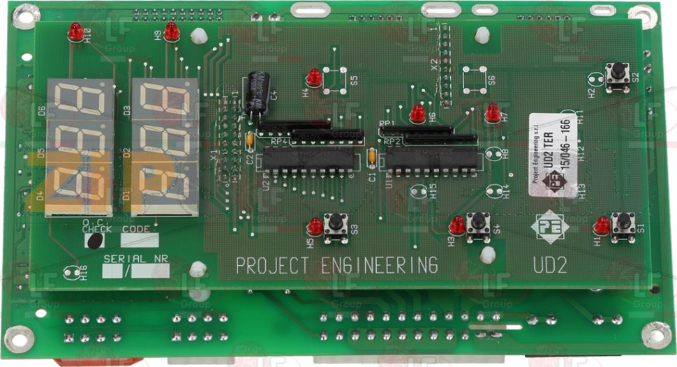 СИЛОВАЯ ПЛАТА  TB1 E DISPLAY UD2 