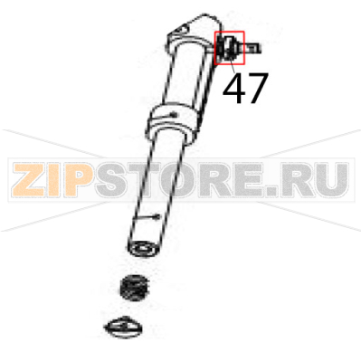 Round shaft Hurakan HKN-HM220M Round shaft Hurakan HKN-HM220MЗапчасть на деталировке под номером: 47