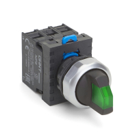 Переключатель 110-230 В, 2 положения, 2НО, IP65, зеленый Chint NP8-20XD/224